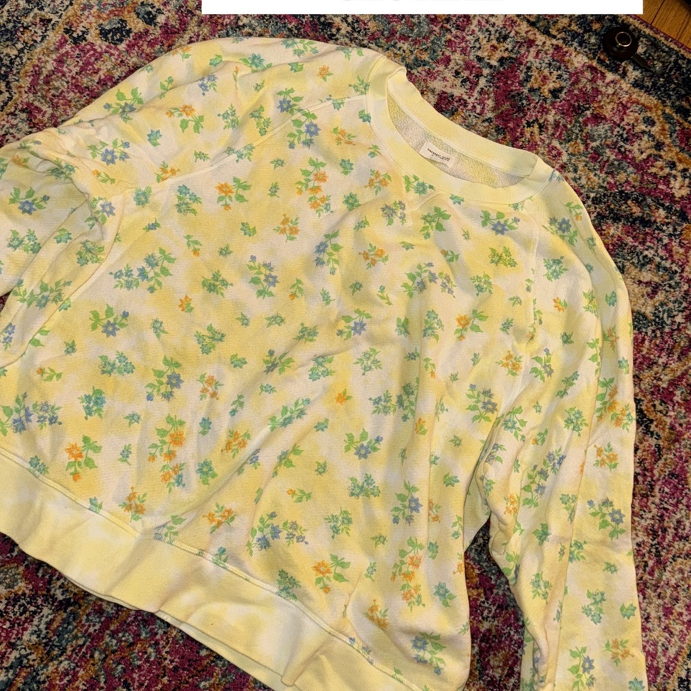 Bandier x Sincerely Jules Floral Super Soft Crewneck